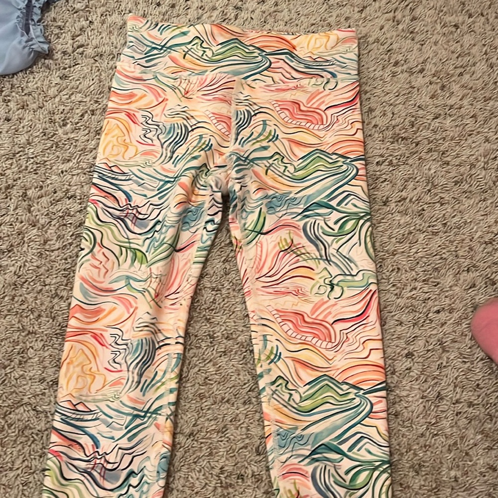 girls athleta capri leggings